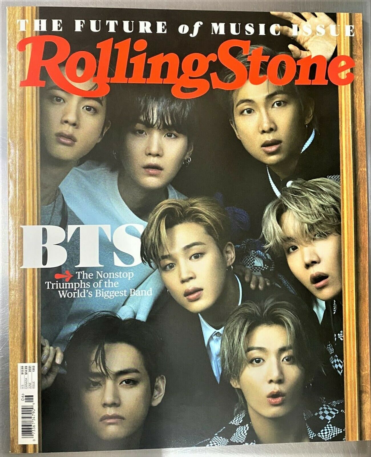 Rolling Stone Magazine - June 2021 - Bts  - Brand New !!!