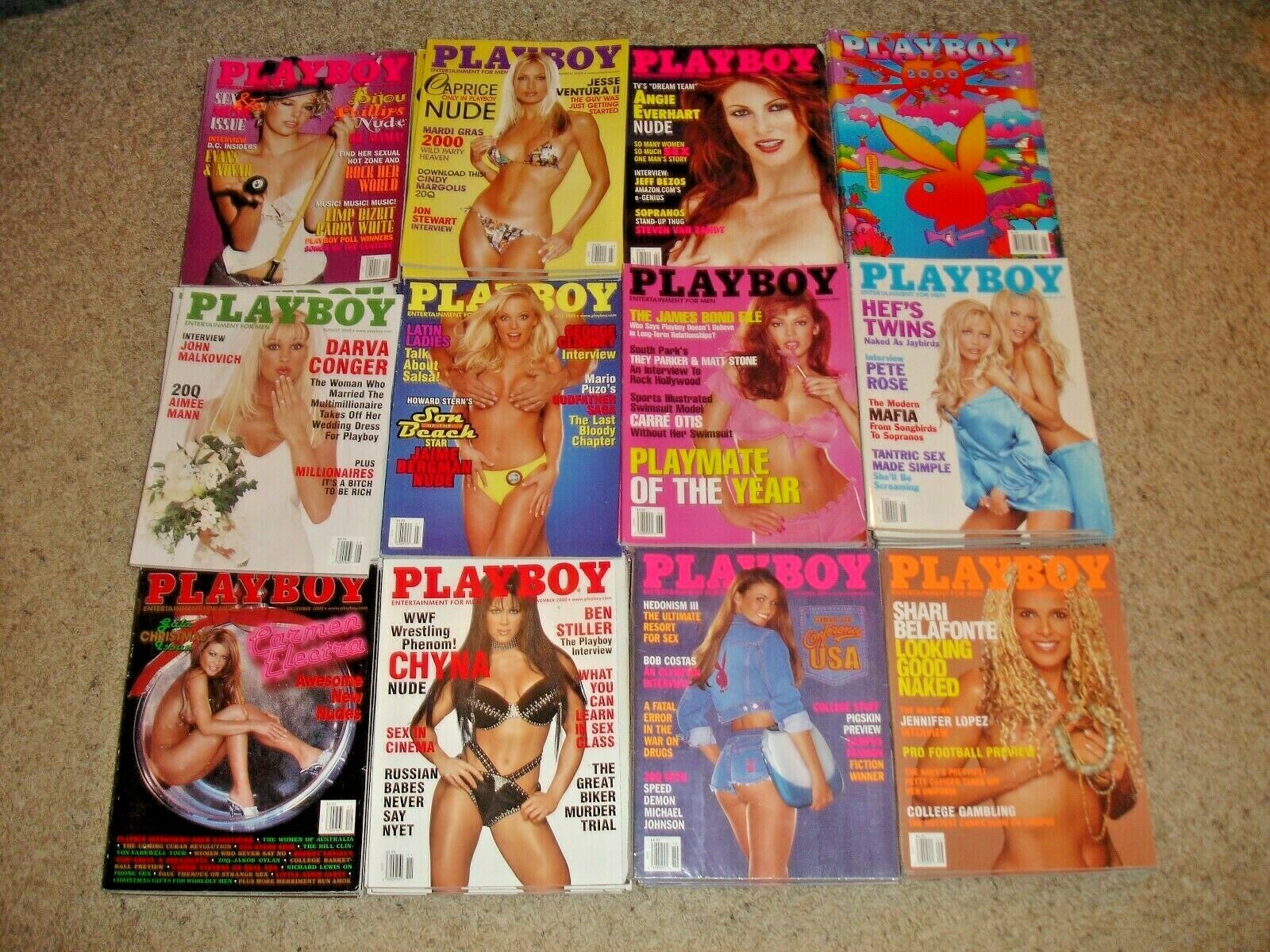 Playboy 2000 Magazines Individual Issues Save On Shipping