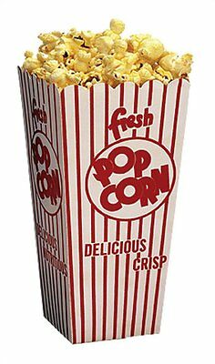 Popcorn Machine Supplies 100 Popcorn Scoop Boxes .75 Oz