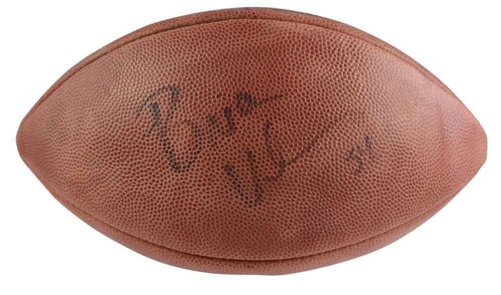 Brian Urlacher Bears Signed Autographed Authentic Nfl Game Ball Football Fb111