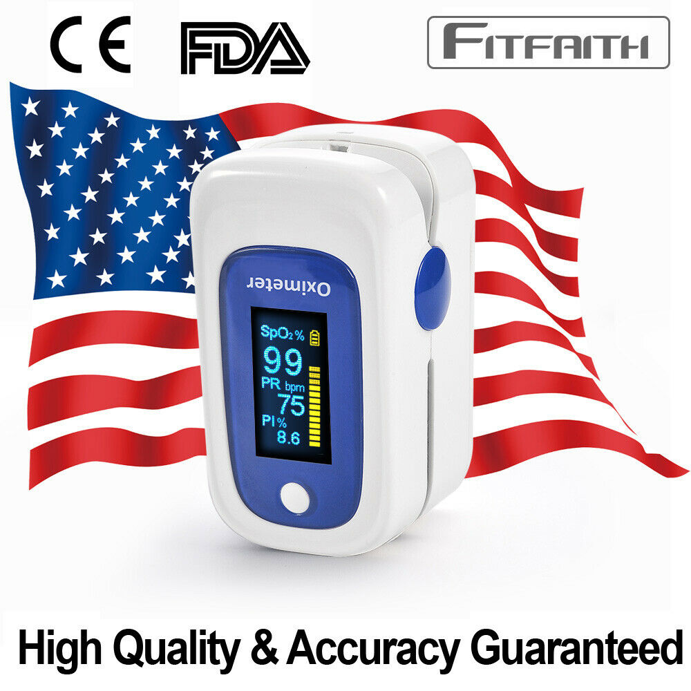 Fda Ce Pulse Oximeter Blood Oxygen Saturation Spo2 Heart Rate O2 Patient Monitor