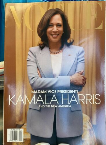 Vogue Magazine February 2021 Madam Vice President Kamala Harris (gold Cover)