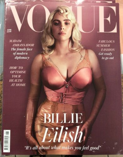 Vogue Uk (british)mag-june 2021-fabulous Summer Fashion-billie Eilish-in Stock